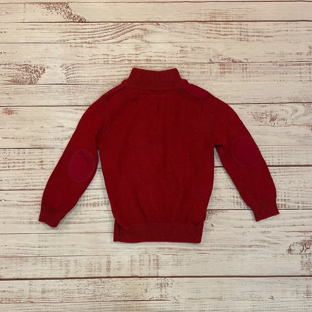 Boys Turtleneck Sweater and Holiday Plaid Button Up Shirt Set - Picture 4 of 8
